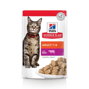Patee chat science plan adult mixte (sachet) - hill's