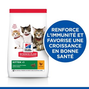 Croquettes chaton science plan kitten poulet - hill's