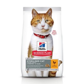 Croquettes chat science plan sterilised young adult poulet - hill's