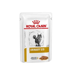 Patée chat veterinary cat urinary s&nbsp;o morceaux - royal canin