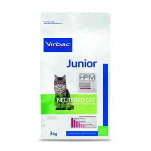 Croquettes chat veterinary hpm cat junior neutered - virbac
