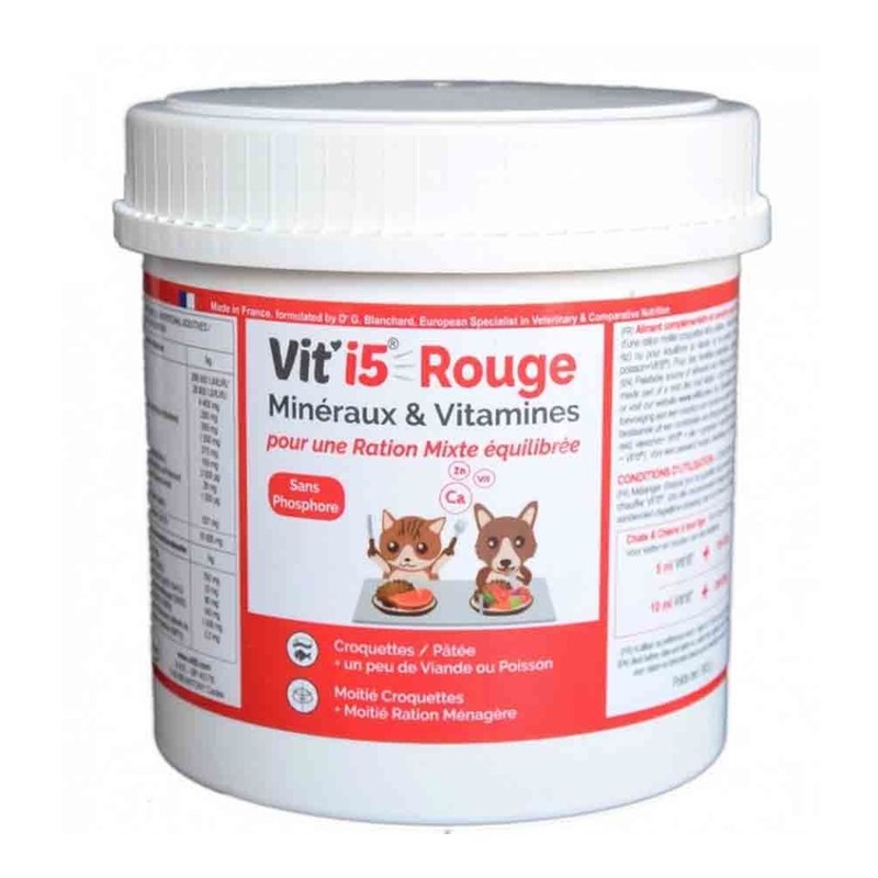 Osalia - Vit'i5 rouge chien&nbsp;chat - osalia