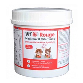 Vit'i5 rouge chien&nbsp;chat - osalia