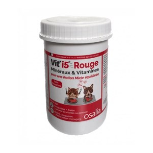 Vit'i5 rouge chien&nbsp;chat - osalia