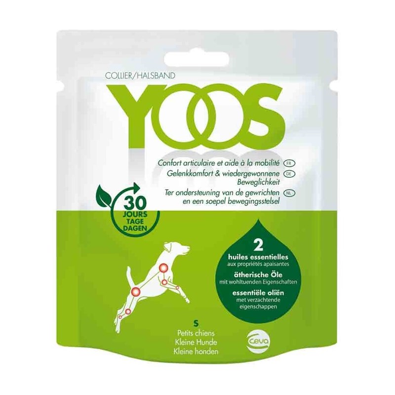 Collier yoos chien noir