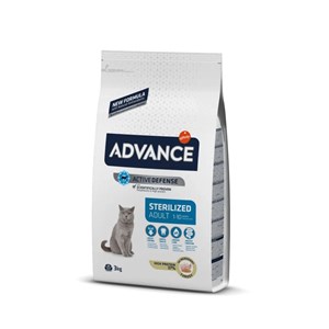Croquettes chat adult sterilized dinde - advance