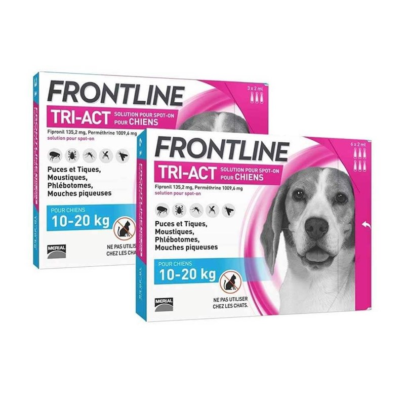 Frontline - Frontline tri-act chien m (10-20 kg) - boehringer