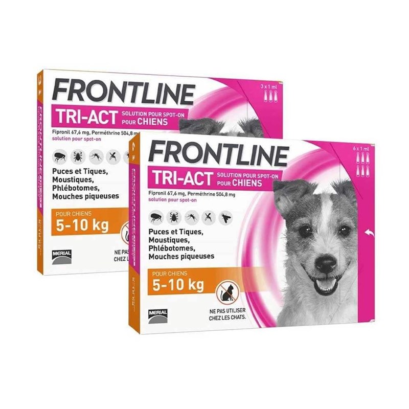 Frontline - Frontline tri-act chien s (5-10 kg) - boehringer
