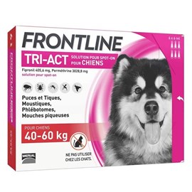 Frontline tri-act chien xl (40-60 kg) - boehringer
