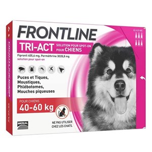 Frontline tri-act chien xl (40-60 kg) - boehringer