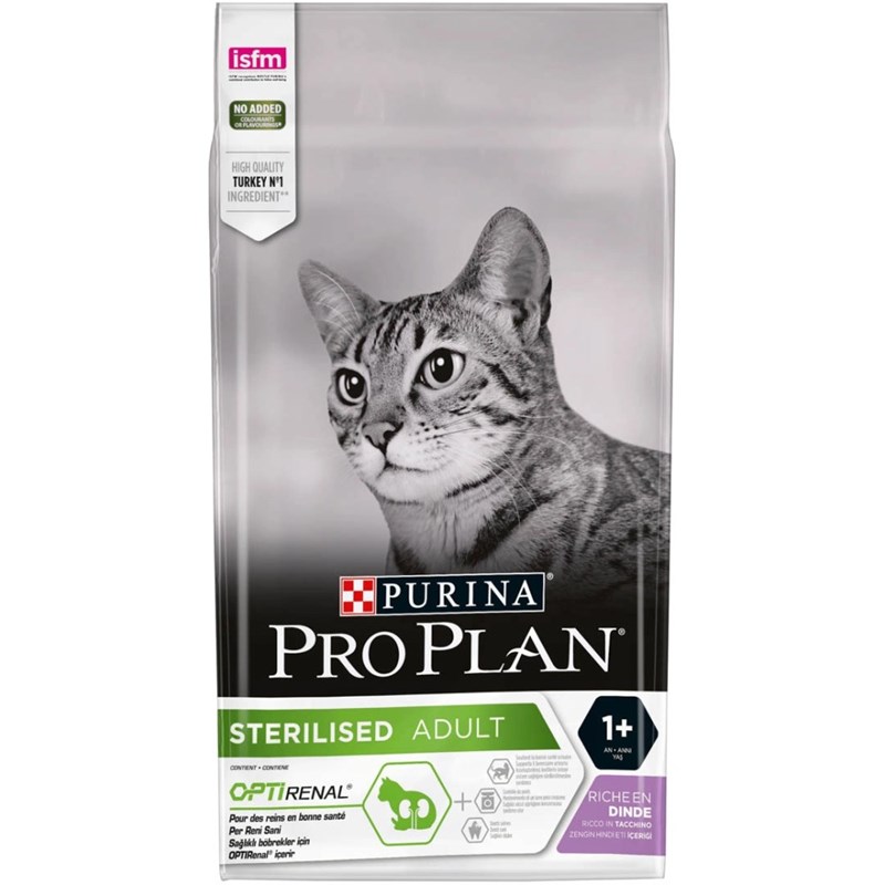 Proplan - Croquettes chat sterilised adult avec optirenal dinde - purina proplan