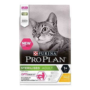 Croquettes chat sterilised adult avec optidigest poulet - purina proplan