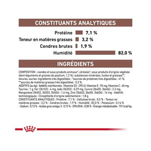 Patée royal canin chat - gastrointestinal fibre response