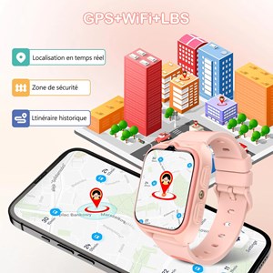 Montre connectée 4g gps pour enfants