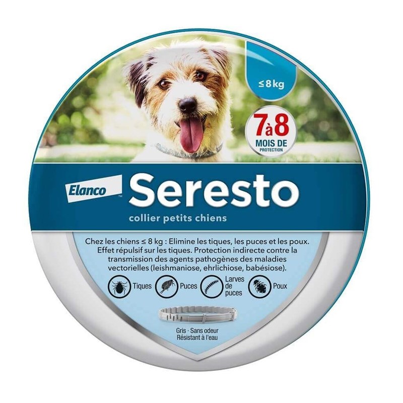 Elanco - Collier antiparasitaire petit chien - seresto