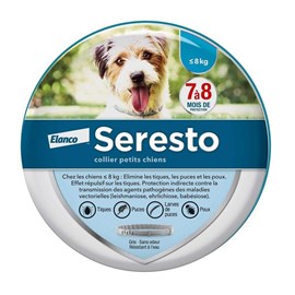 Collier antiparasitaire petit chien - seresto