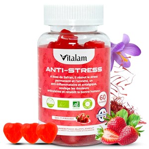 Gummies anti-stress au safran