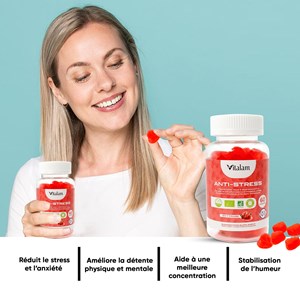 Gummies anti-stress au safran