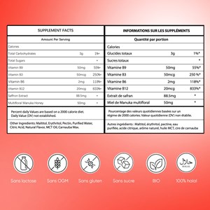 Gummies anti-stress au safran