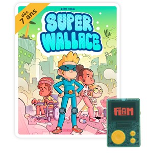 Lunii - coffret super wallace - livre audio interactif dés 7 ans à écouter