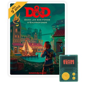 Lunii - coffret donjons & dragons, dans les bas-fonds d'eauprofonde - livre