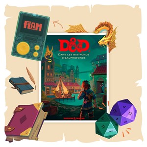 Lunii - coffret donjons & dragons, dans les bas-fonds d'eauprofonde - livre