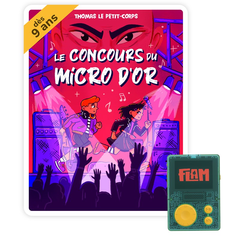 Lunii - coffret le concours du micro d'or - livre audio interactif dés 9 ans