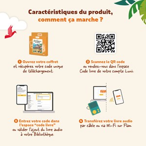 Lunii - coffret la maison des émotions - livre audio interactif dés 7 ans à