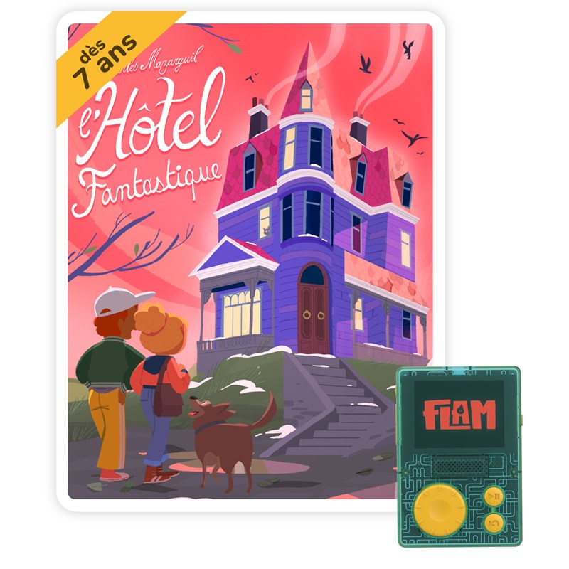 Lunii - coffret hôtel fantastique - livre audio interactif dés 7 ans à