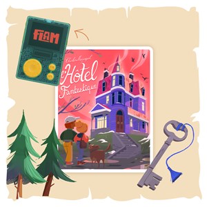 Lunii - coffret hôtel fantastique - livre audio interactif dés 7 ans à