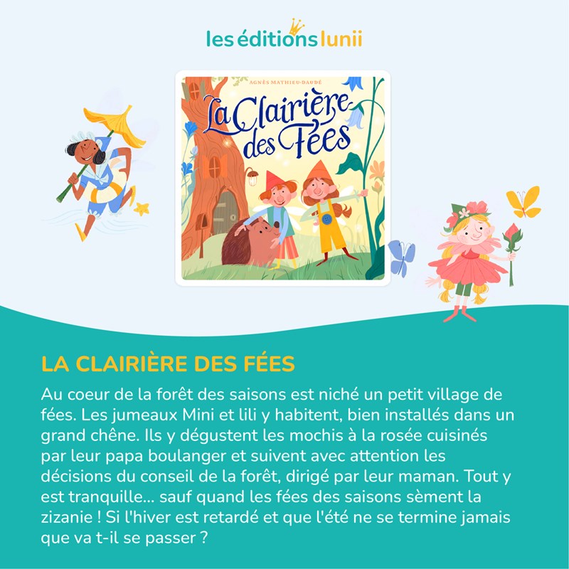 Lunii - coffret la clairiére des fées - livre audio interactif dés 7 ans à