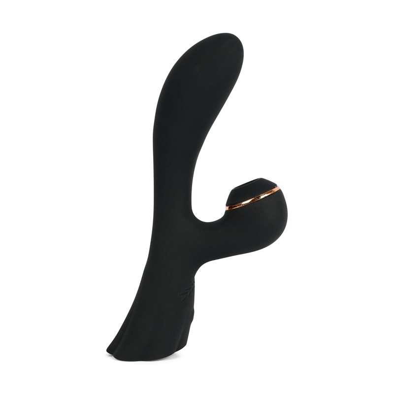 Stimulateur clitoridien et vibromasseur - 15 programmes - noir - sextoy