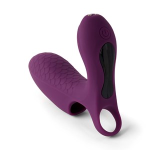 Stimulateur clitoridien et vibromasseur point g - 10 progammes - violet- sextoy