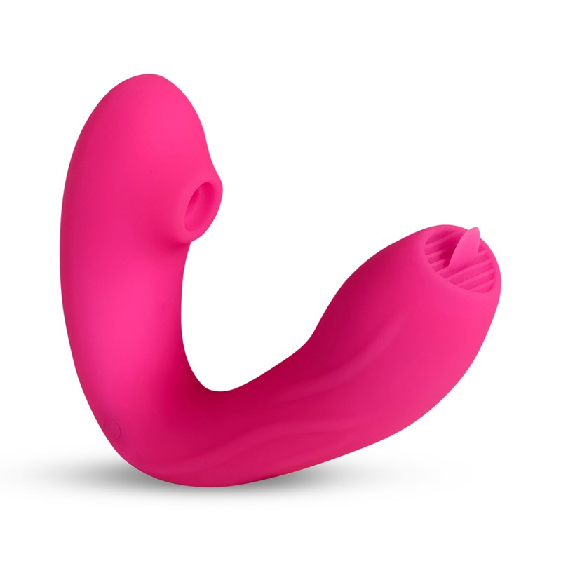 Stimulateur clitoridien et vibromasseur point g - rose - sextoy femme