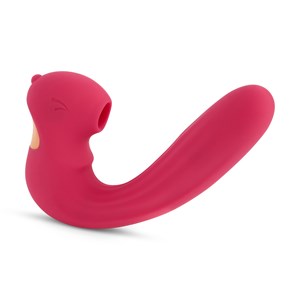 Stimulateur clitoridien et vibromasseur point g - 15 progammes - rose - sextoy