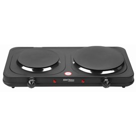 Double plaque de cuisson electrique 2600w 155+185mm