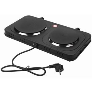 Double plaque de cuisson electrique 2600w 155+185mm