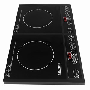 Double plaque de cuisson électrique à induction 2000w