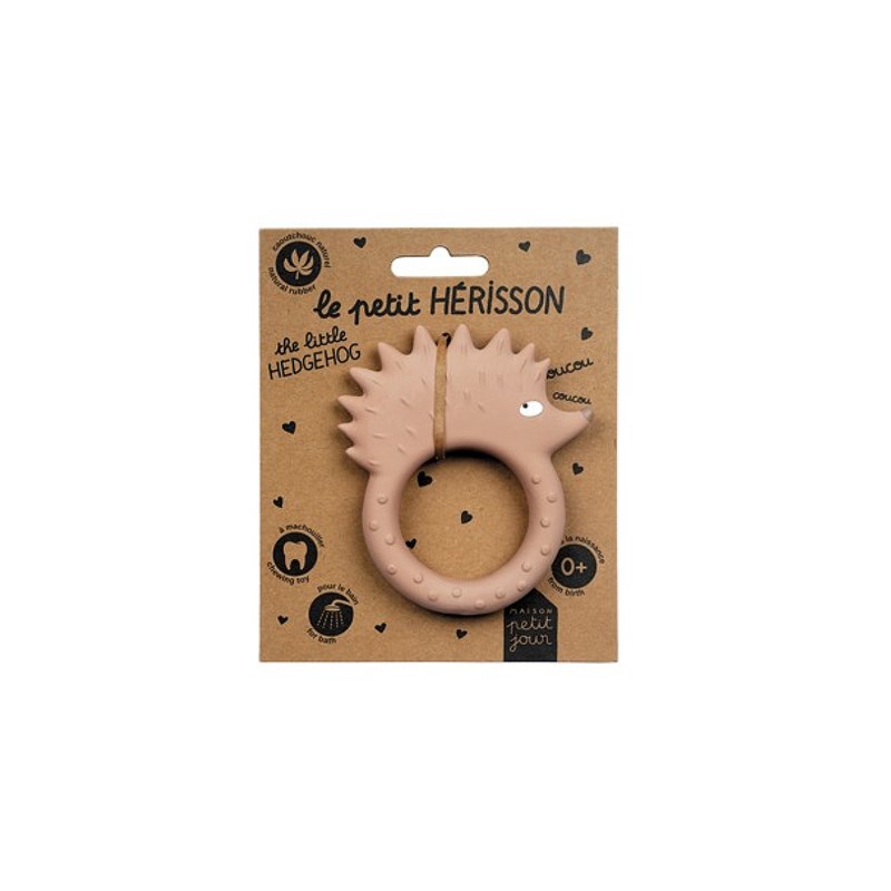Anneau de dentition herisson rond