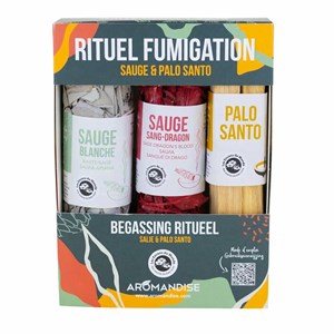 Coffret mon rituel fumigation - sauge et palo alto