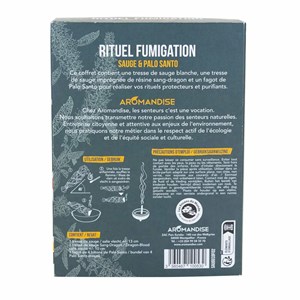 Coffret mon rituel fumigation - sauge et palo alto