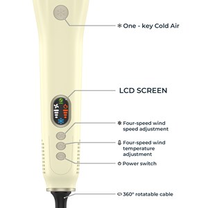 Brosse sèche-cheveux 1600w