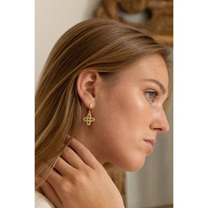 Boucles adriana vert émeraude