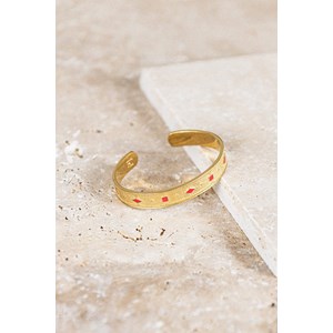 Bracelet adriana rouge tangerine