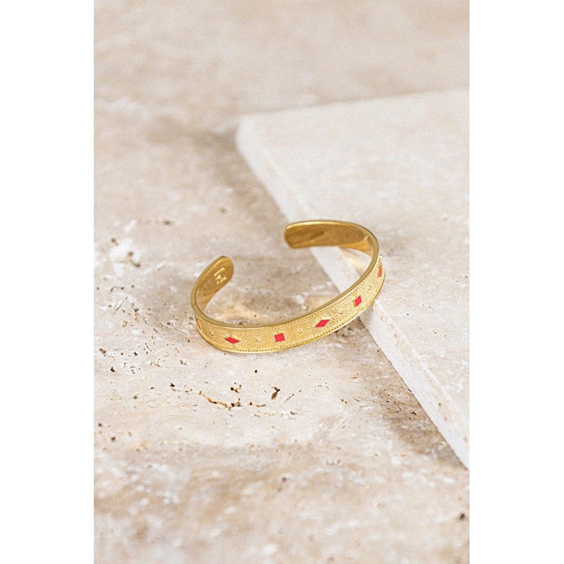 Bracelet adriana rouge tangerine