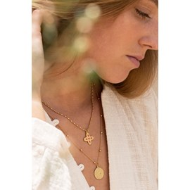 Me´daille adriana rouge tangerine