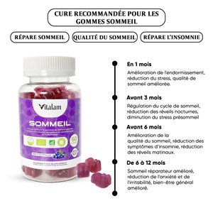 Gummies sommeil, répare l'insomnie