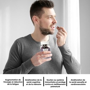 Gummies shilajit pur de l'himalaya avec de l'acide fulvique