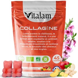 Gummies collagène marin pur sans sucre en sachet de 45