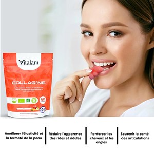 Gummies collagène marin pur sans sucre en sachet de 45